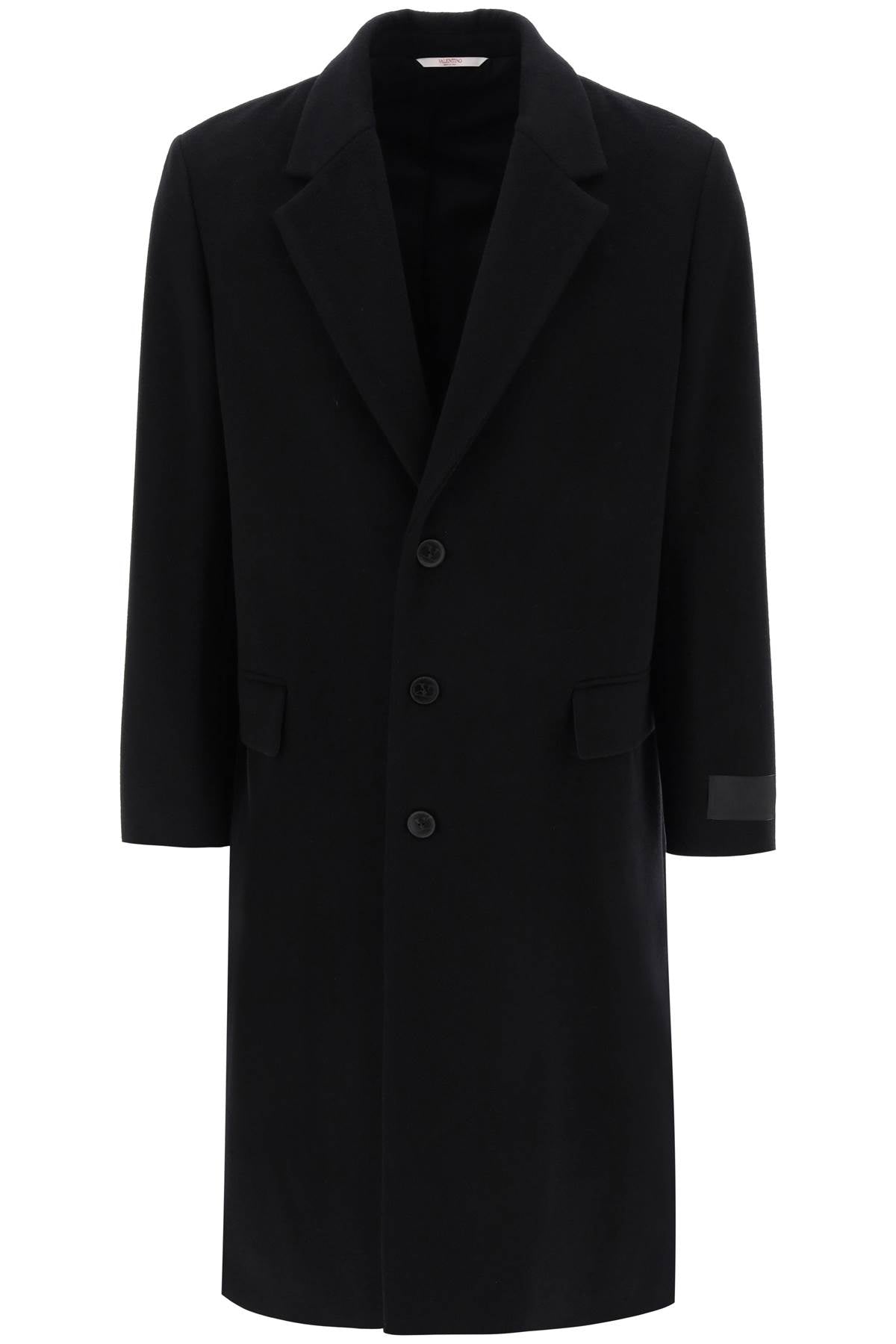 Valentino garavani single-breasted wool coat