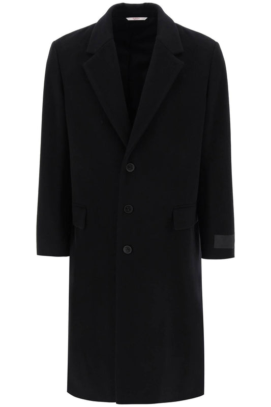 Valentino garavani single-breasted wool coat