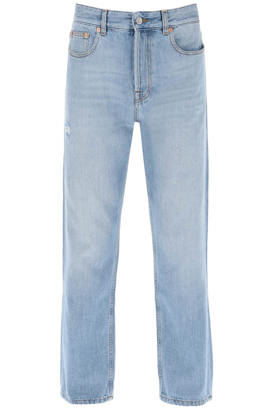 Valentino garavani tapered jeans with medium wash