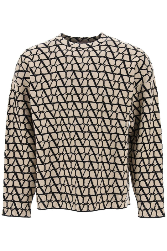 Valentino garavani toile iconographe wool sweater