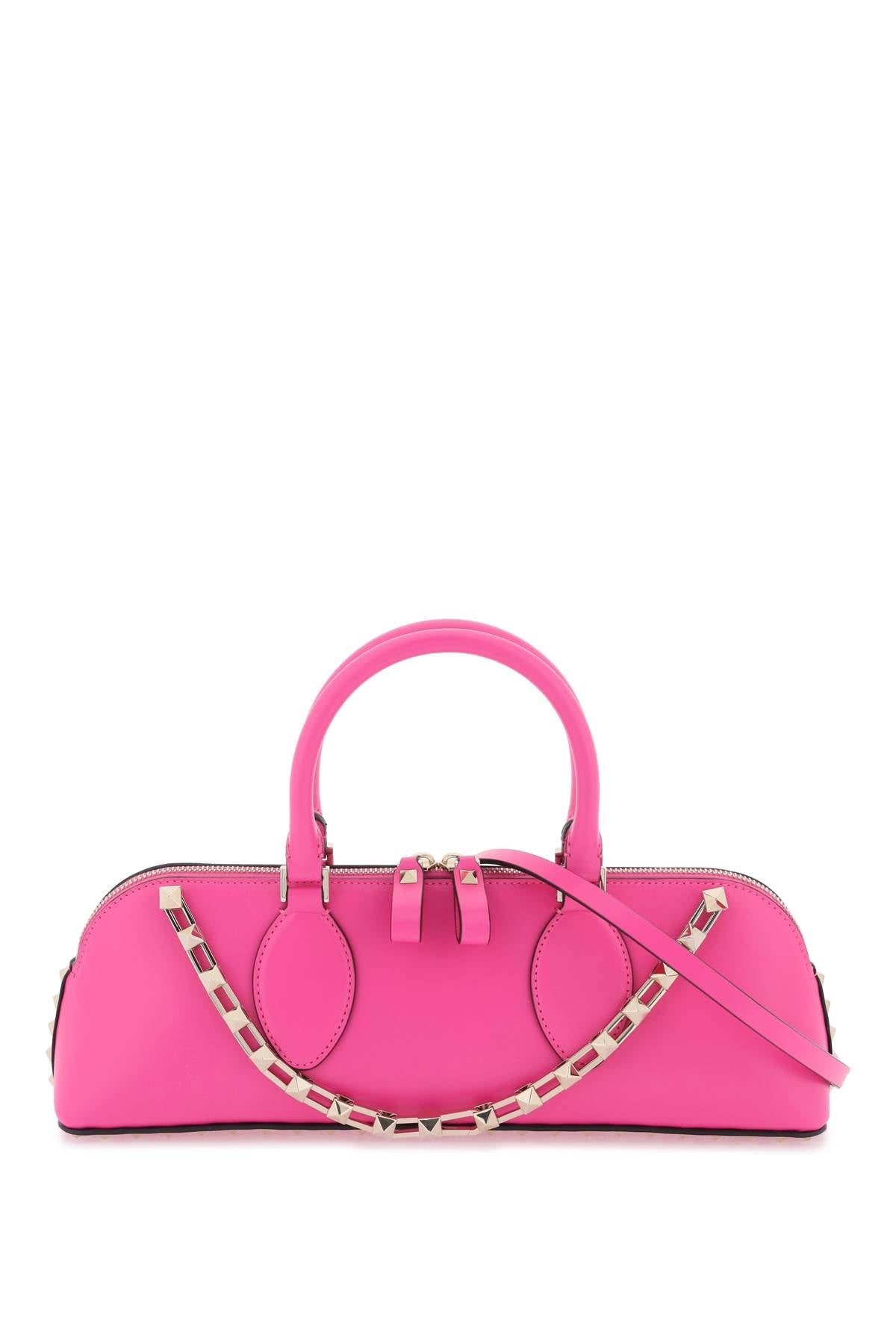 Valentino garavani rockstud e/w leather handbag