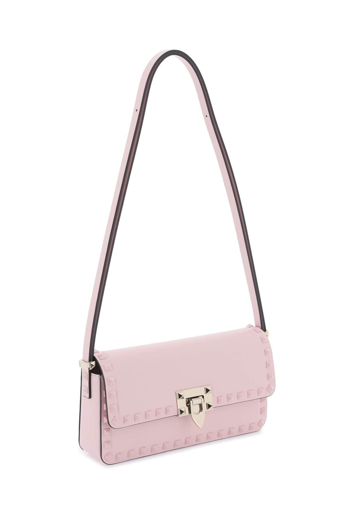 Valentino garavani rockstud23 east-west leather shoulder bag