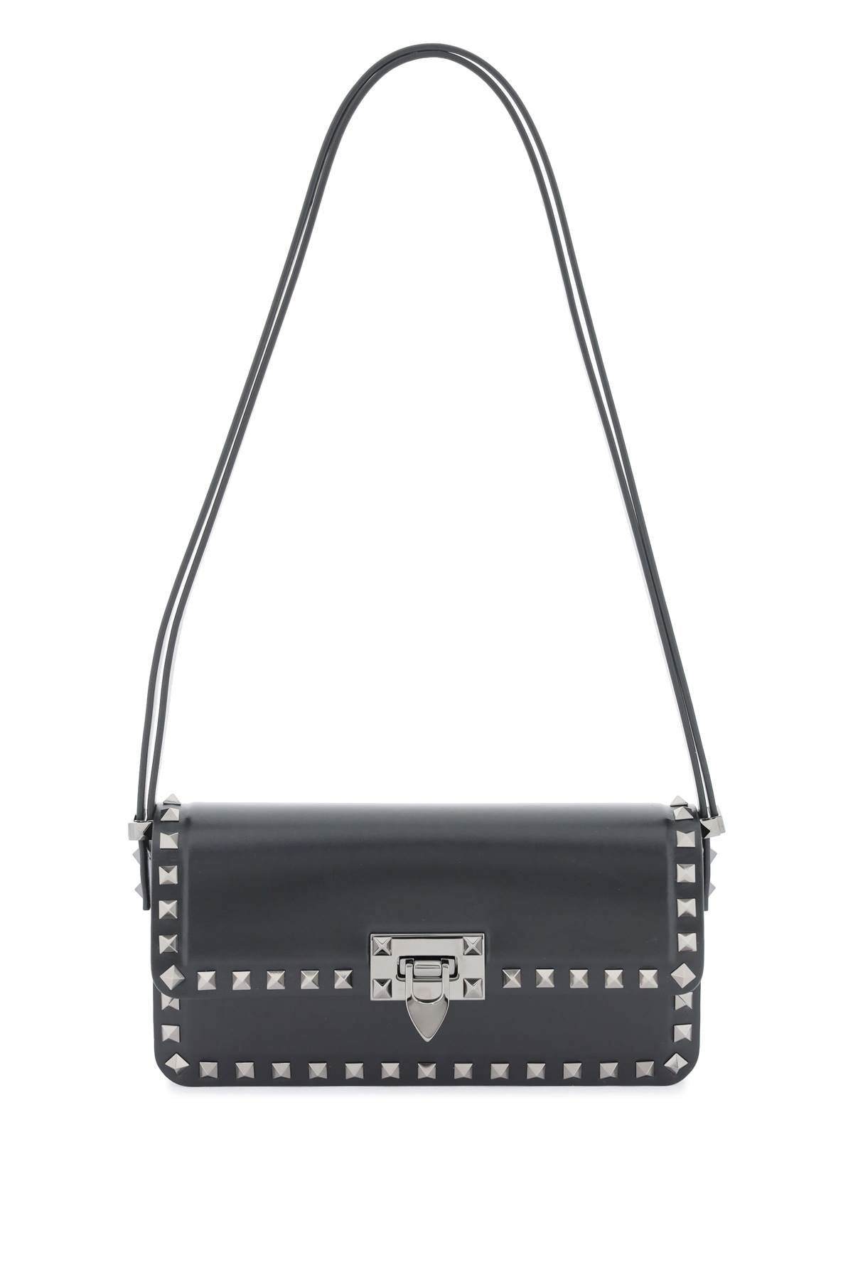 Valentino garavani rockstud23 east-west leather shoulder bag