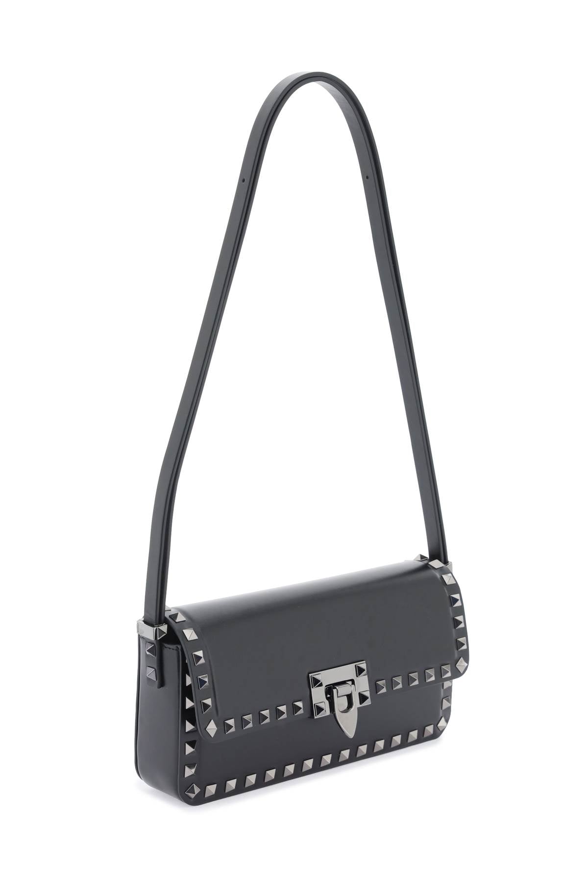 Valentino garavani rockstud23 east-west leather shoulder bag