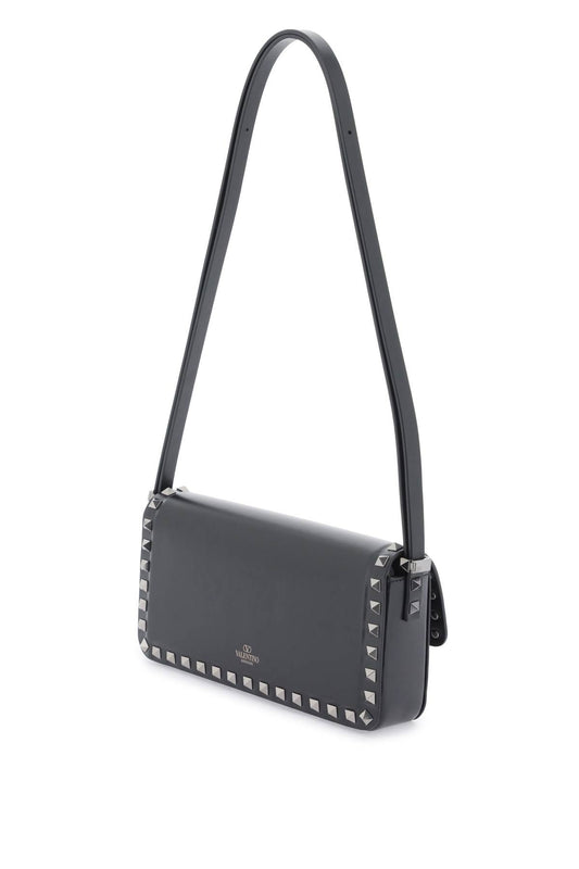 Valentino garavani rockstud23 east-west leather shoulder bag