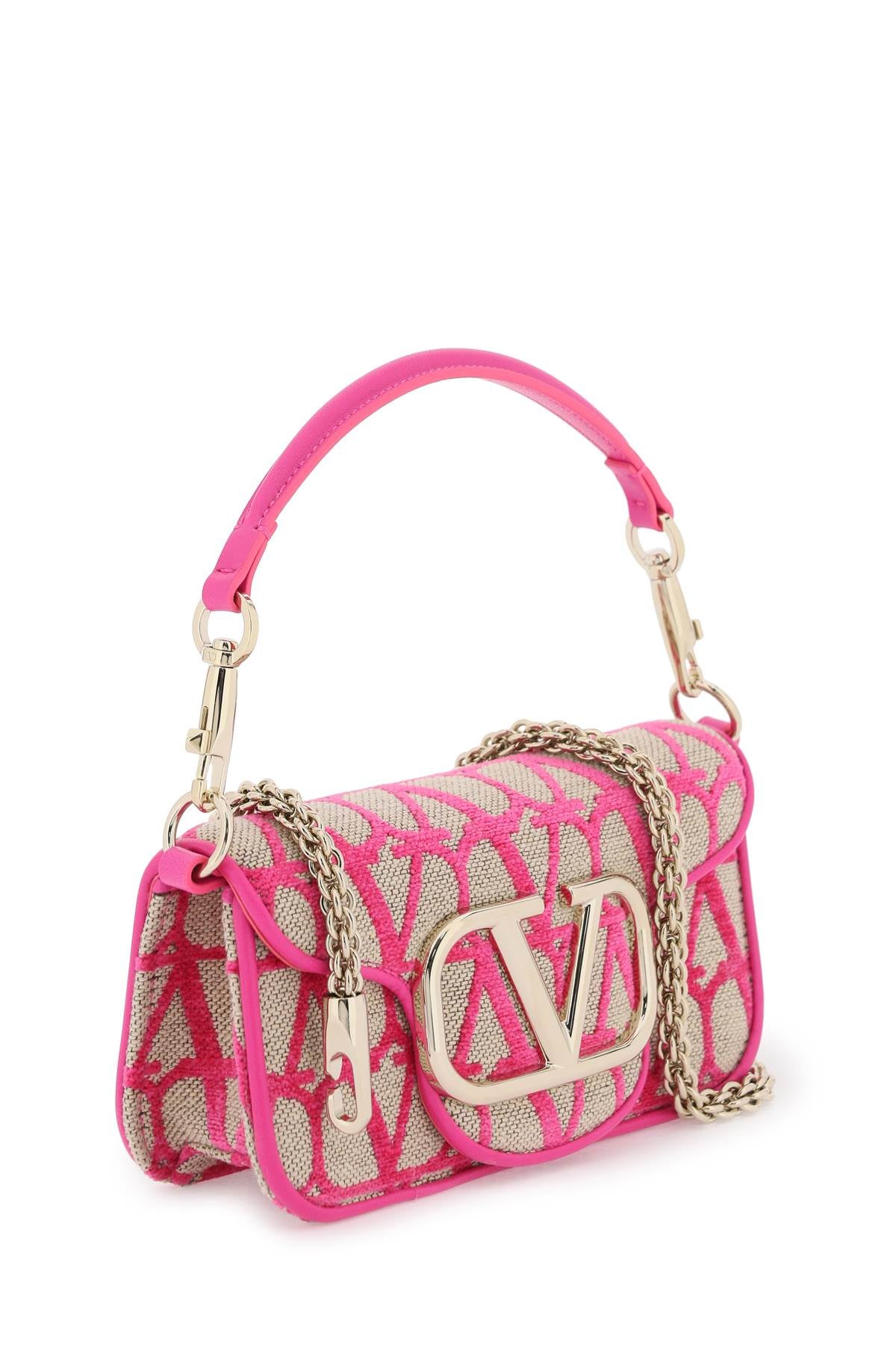 Valentino garavani small 'locò' shoulder bag in toile iconographe