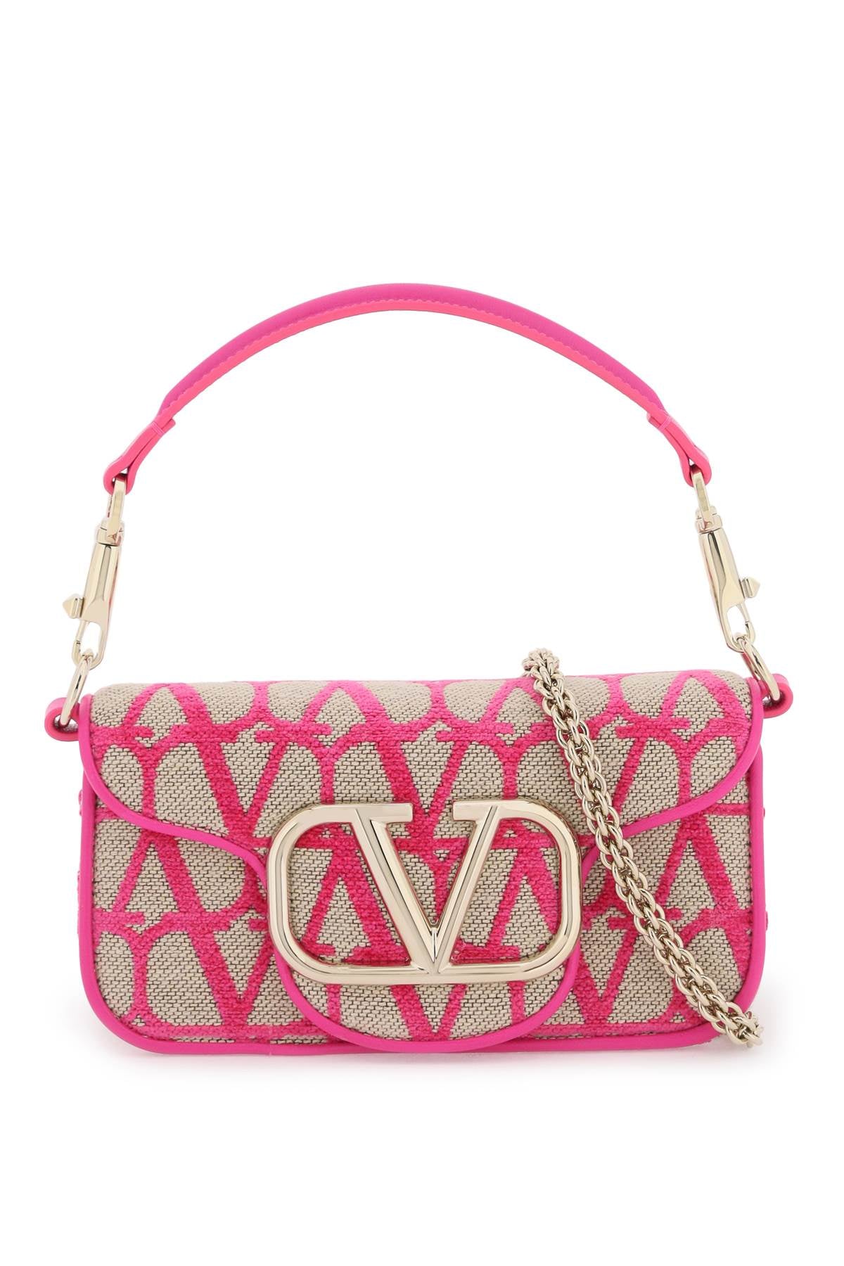 Valentino garavani small 'locò' shoulder bag in toile iconographe