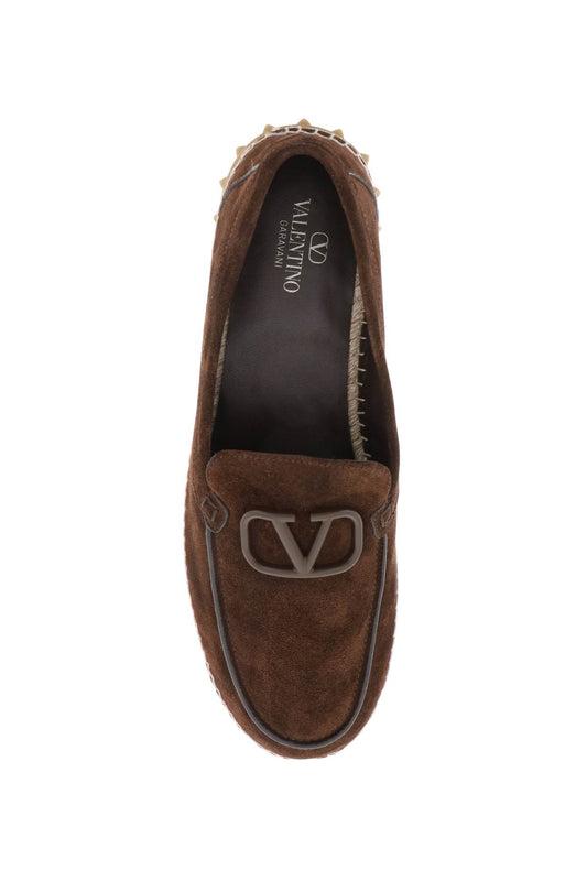 Valentino garavani suede espadrilles