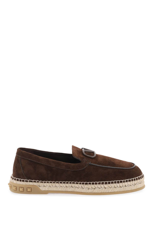 Valentino garavani suede espadrilles