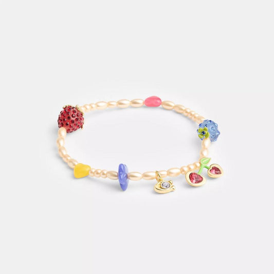 Coach Outlet Fruit Charm Bracelet