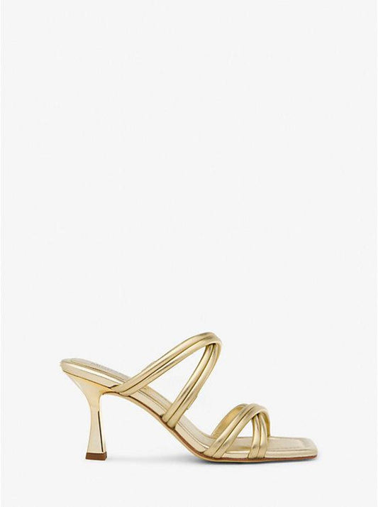 Corrine Metallic Leather Sandal