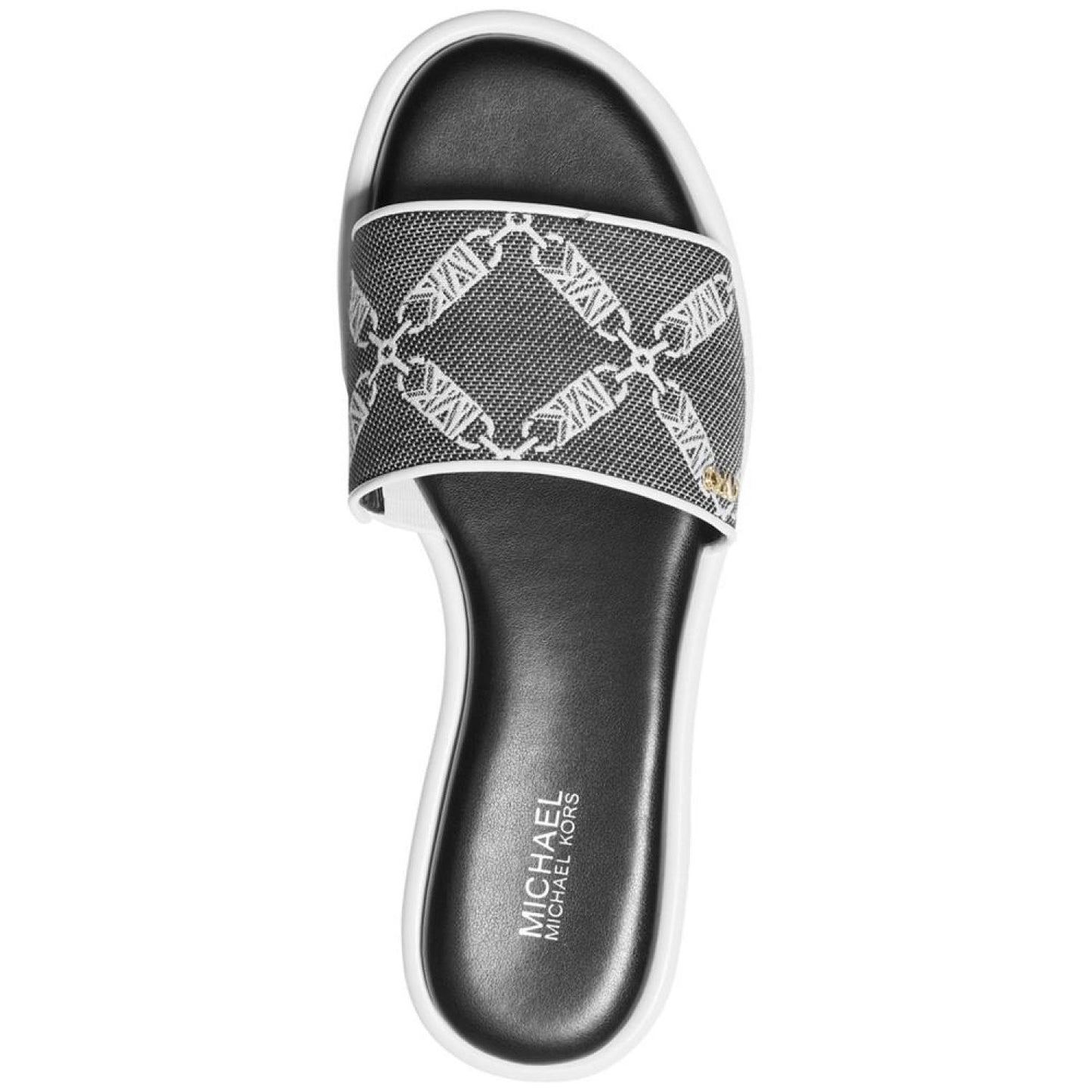 Saylor Logo Embroidered Slide Sandals