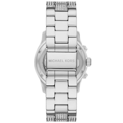 Women's Runway Chronograph Silver-Tone Stainless Steel Watch 38mm