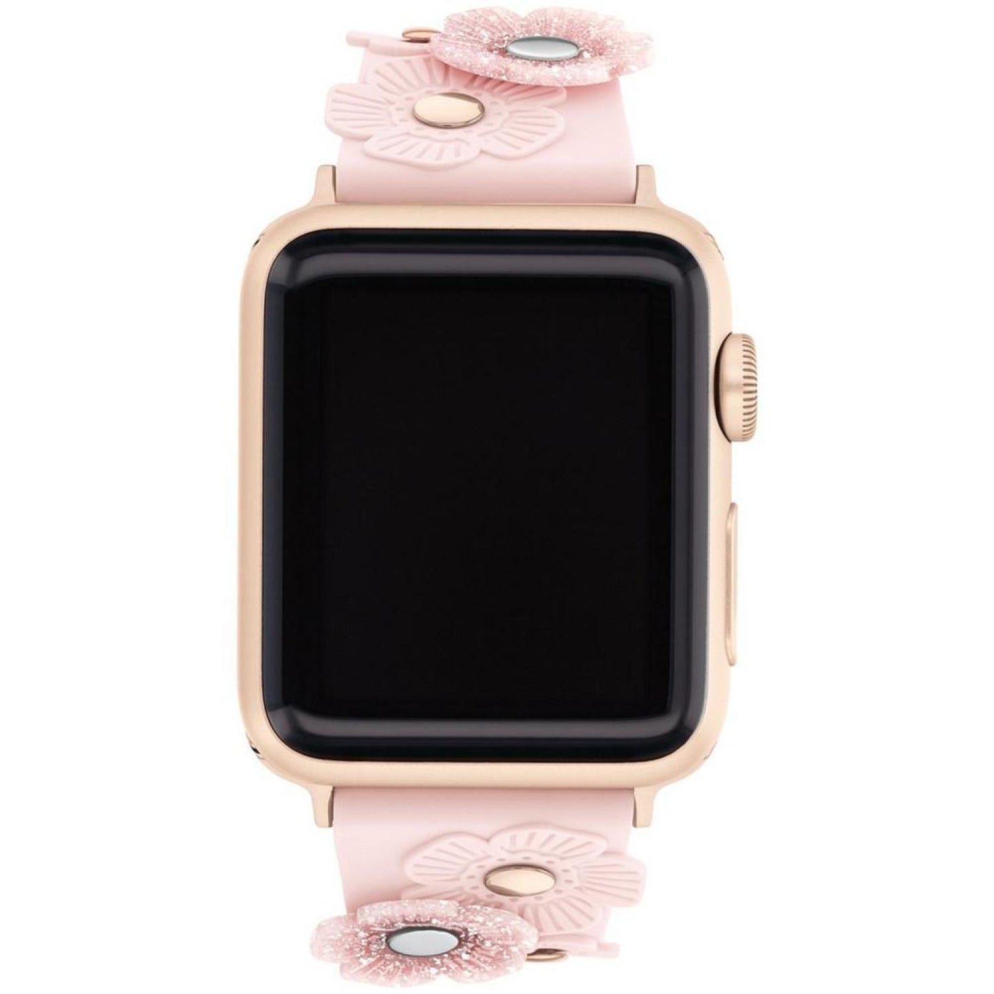 Women's Tea Rose Blush Rubber 38/40/41mm Apple Watch Band