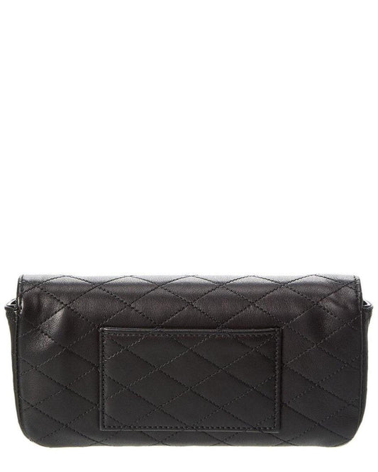 Saint Laurent Gaby Chain Quilted Leather Phone Holder