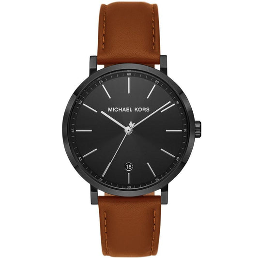 Men's Irving Three-Hand Brown Leather Watch 42mm