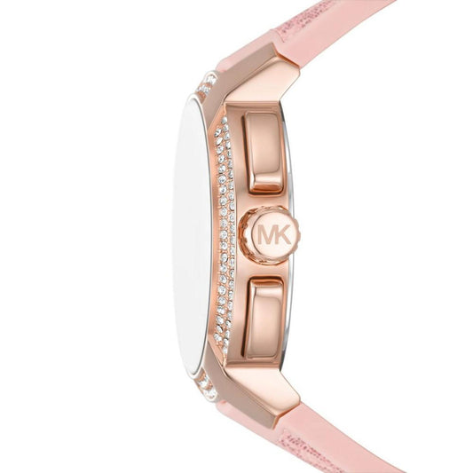 Women's Sidney Multifunction Ballet Pink Polyvinyl Chloride Strap Watch 42mm