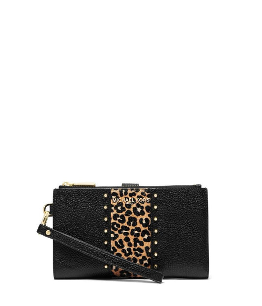 Jet Set Double Zip Wristlet