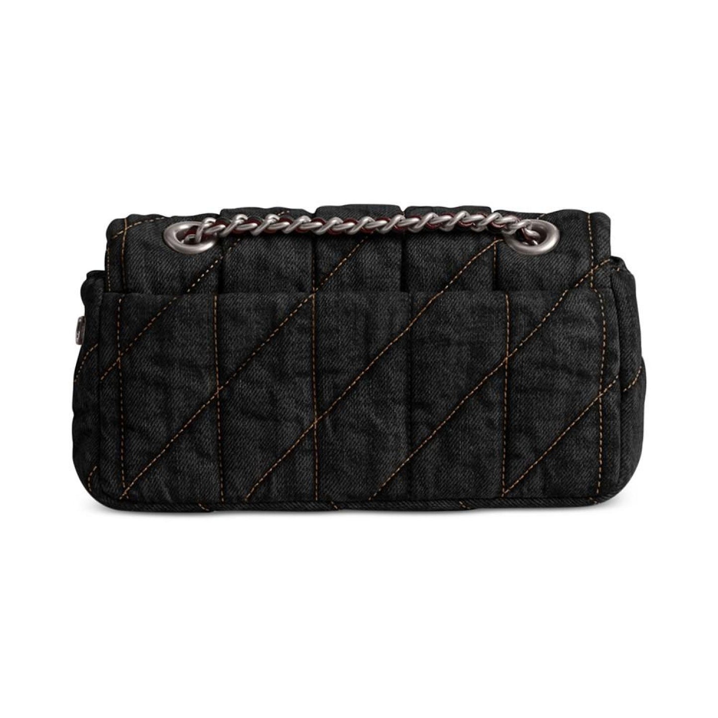 Tabby 20 Quilted Denim Shoulder Bag