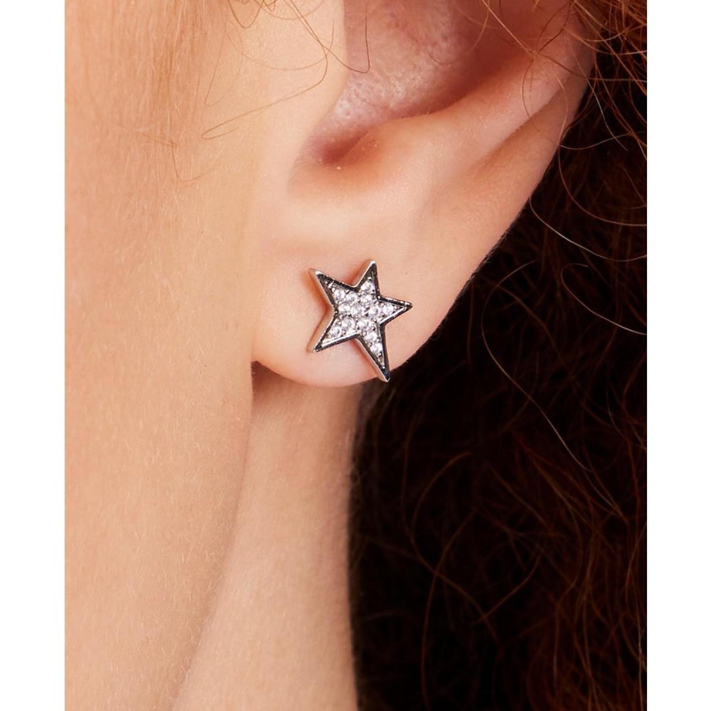 Pavé Star Stud Earrings