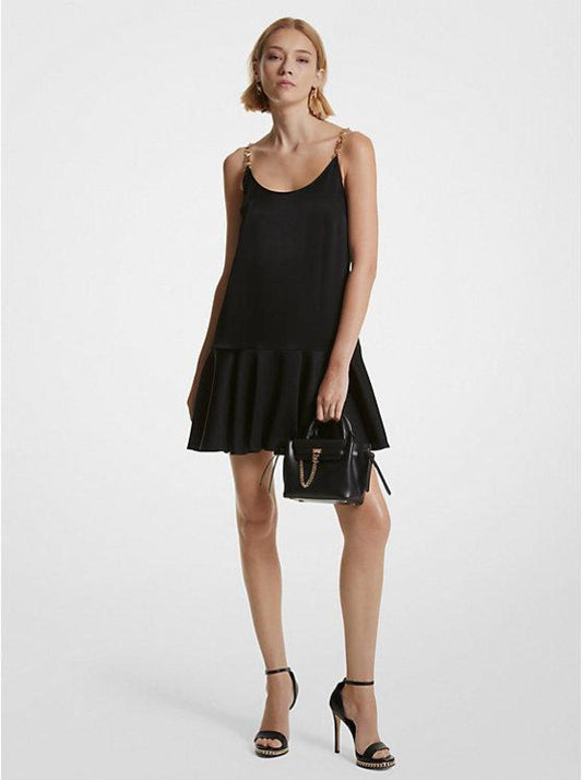 Crepe Chain Tank Dress