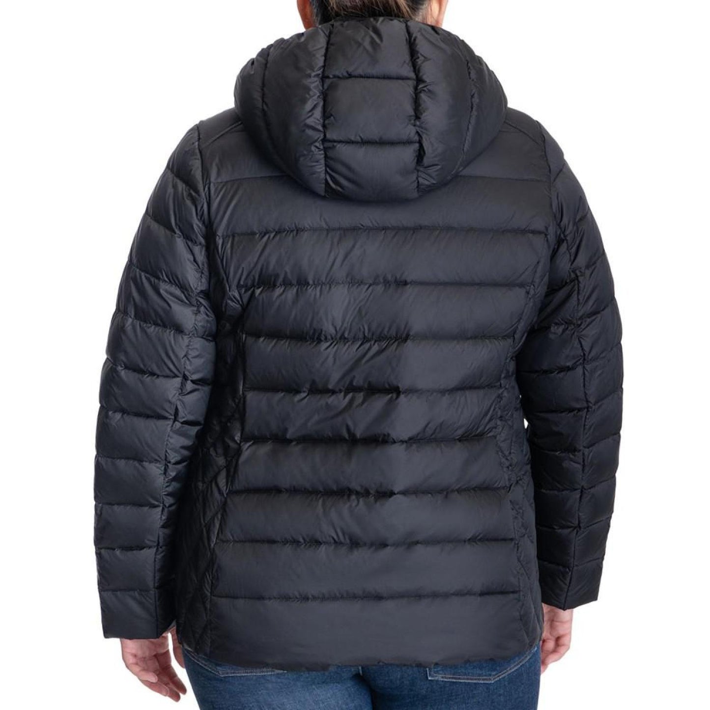 Women's Plus Size Hooded Packable Down Puffer Coat