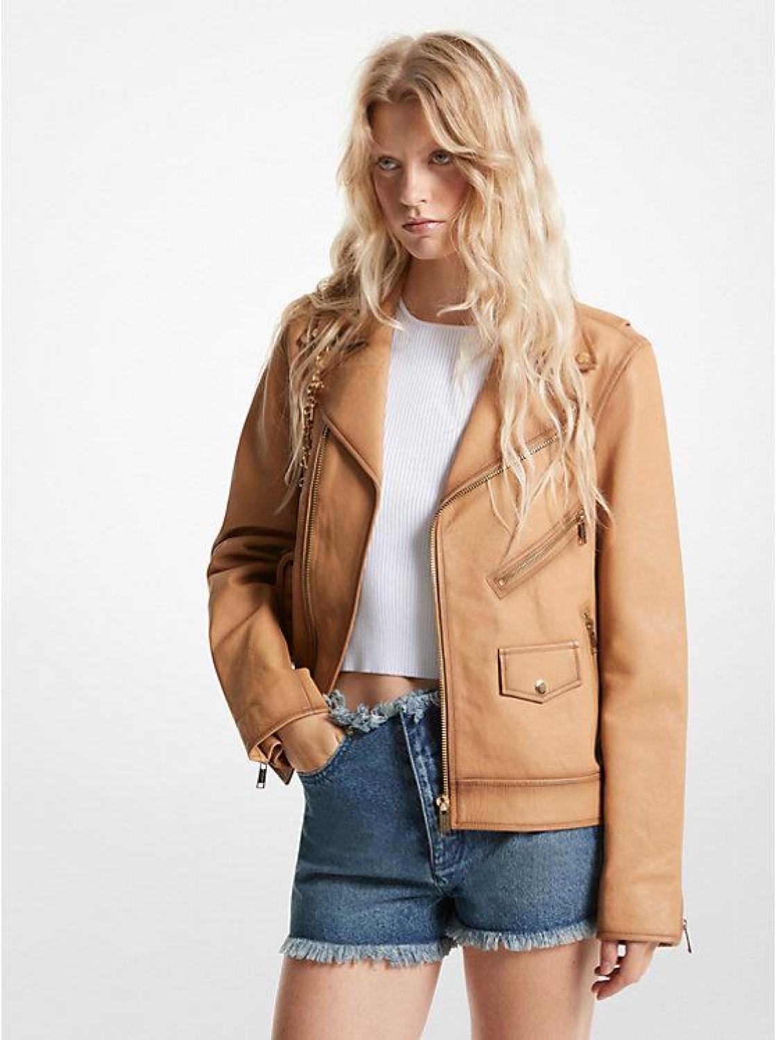 Leather Moto Jacket