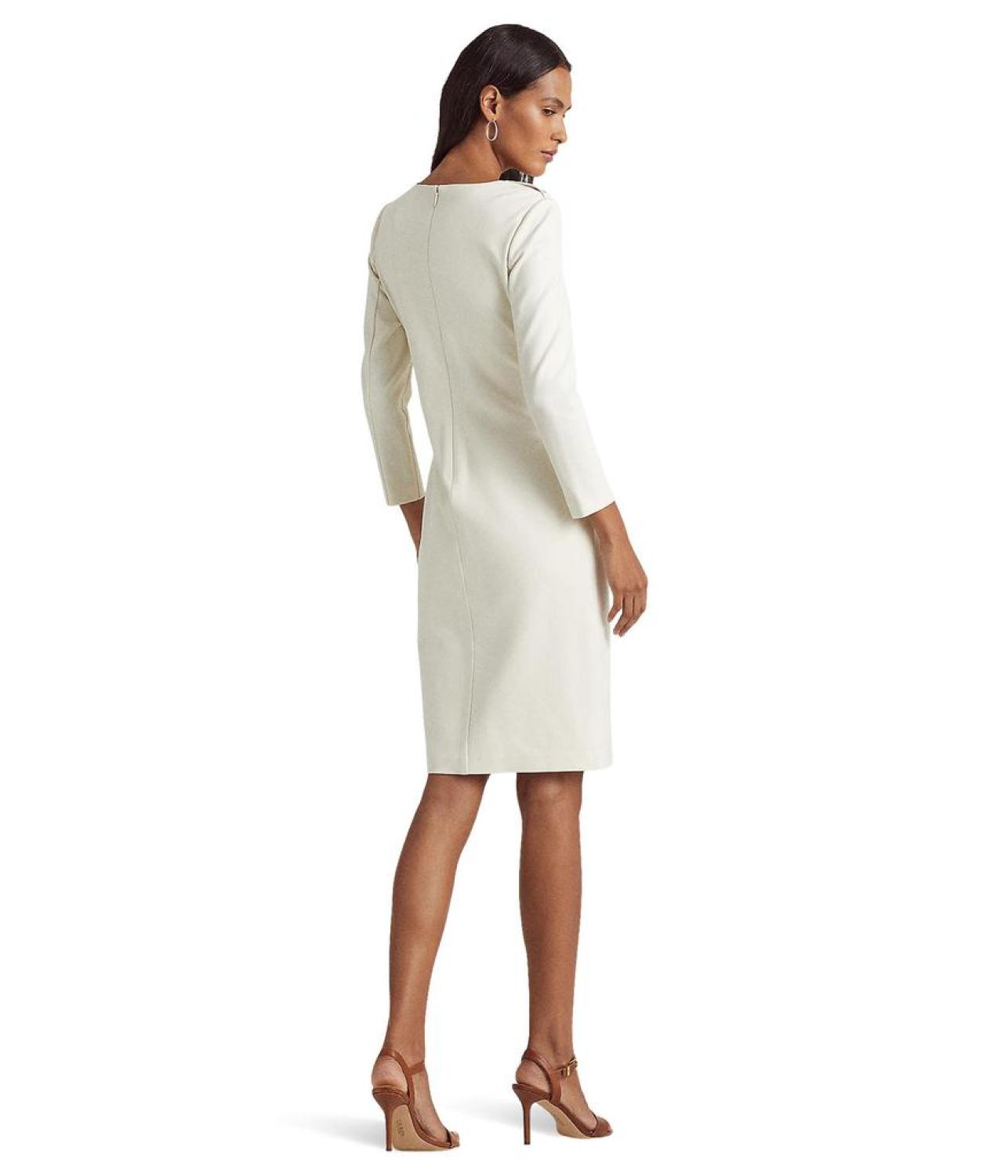 Ponte 3/4 Sleeve Dress