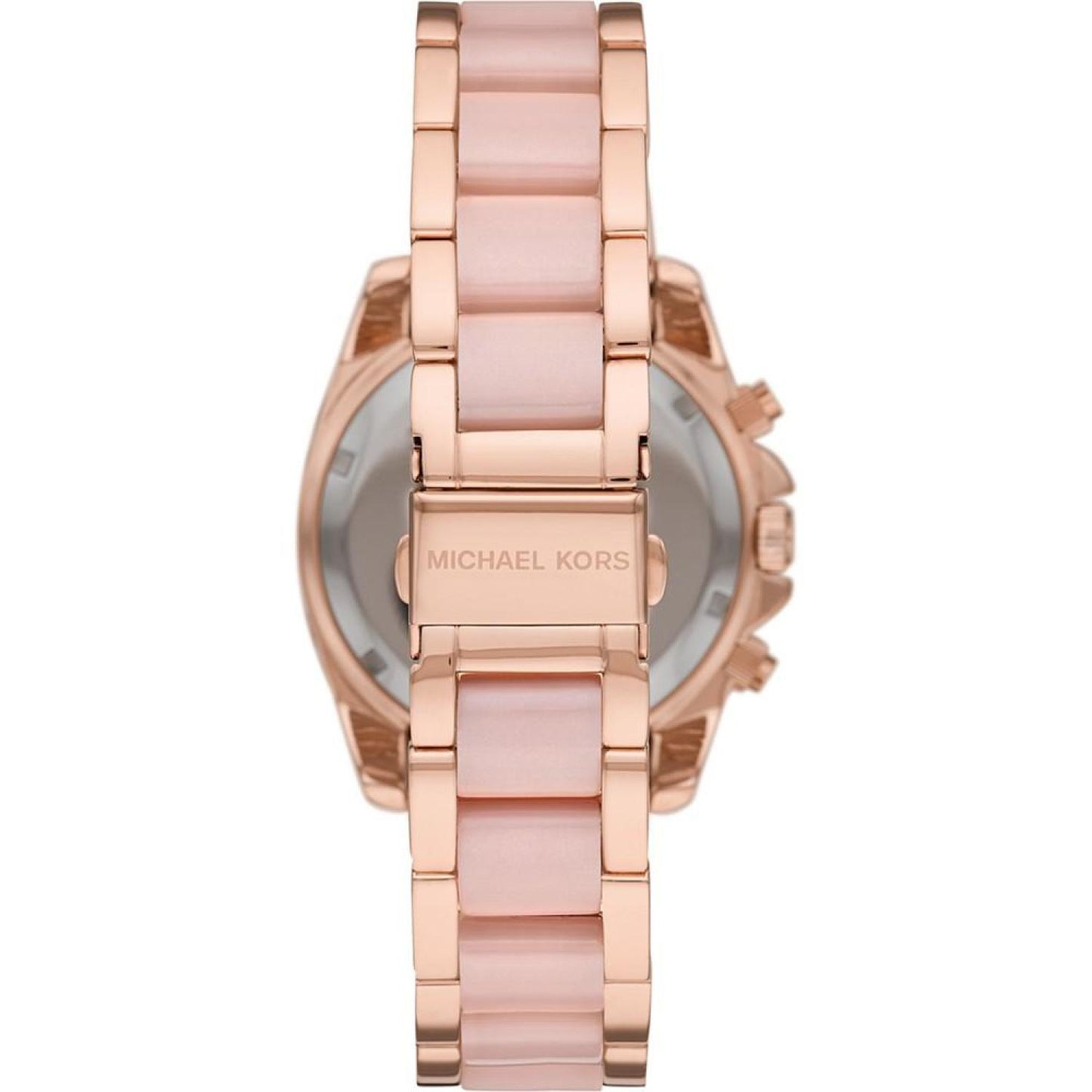 Women's Chronograph Blair Rose Gold-Tone Stainless Steel & Blush Acetate Bracelet Watch 39mm