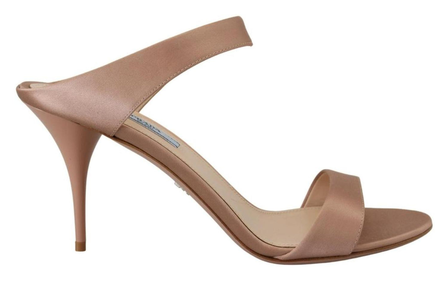 Prada Leather Sandals Stiletto Heels Open Toe Women's Shoes