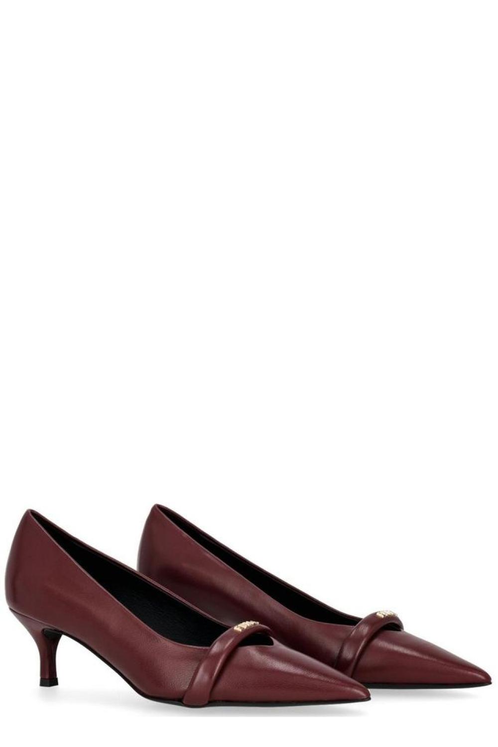 Furla Core Logo-Lettering Slip-On Pumps