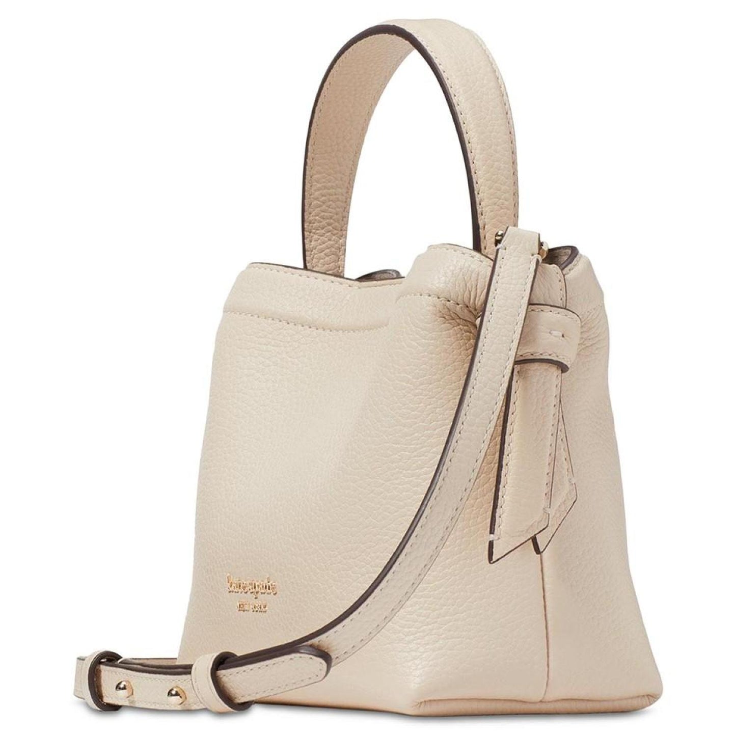 Knott Pebbled Leather Mini Crossbody