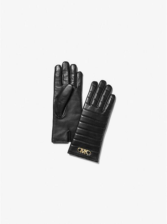 Quilted Leather Gloves