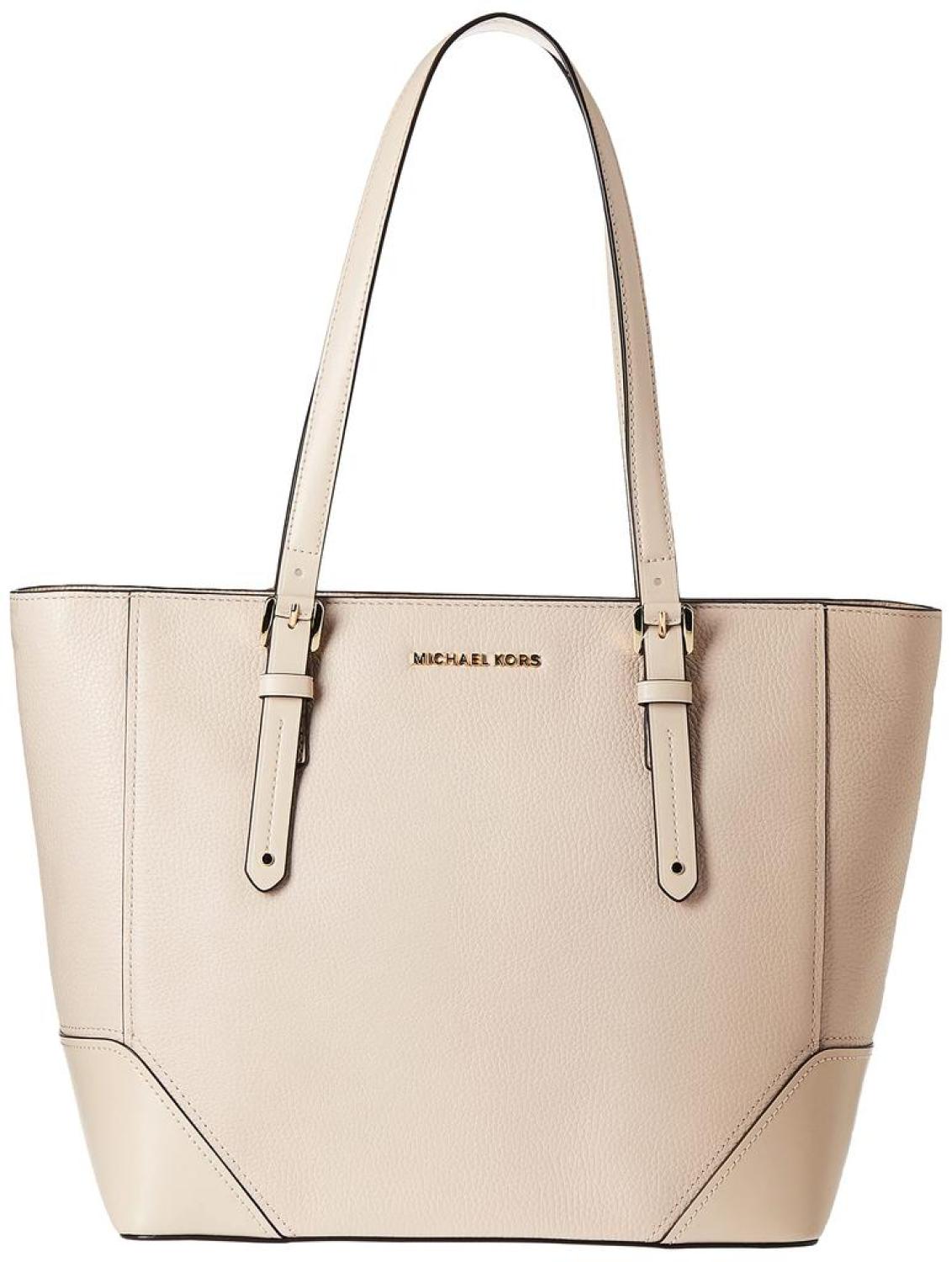 Michael Kors Women's Aria To Zi ebbled Leather Shoulder Tote Bag