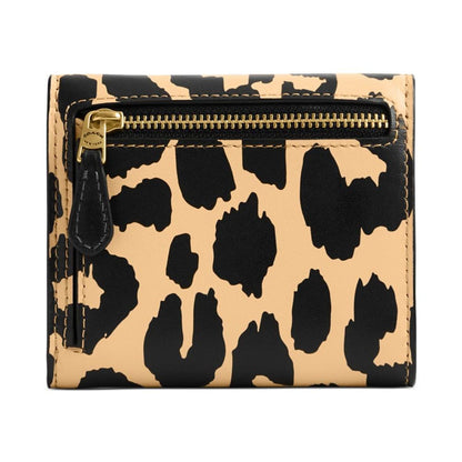 Wyn Leopard Printed Leather Small Wallet