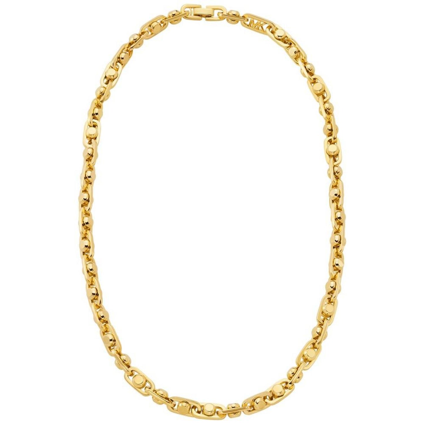 Gold-Tone or Silver-Tone Astor Link Chain Necklace