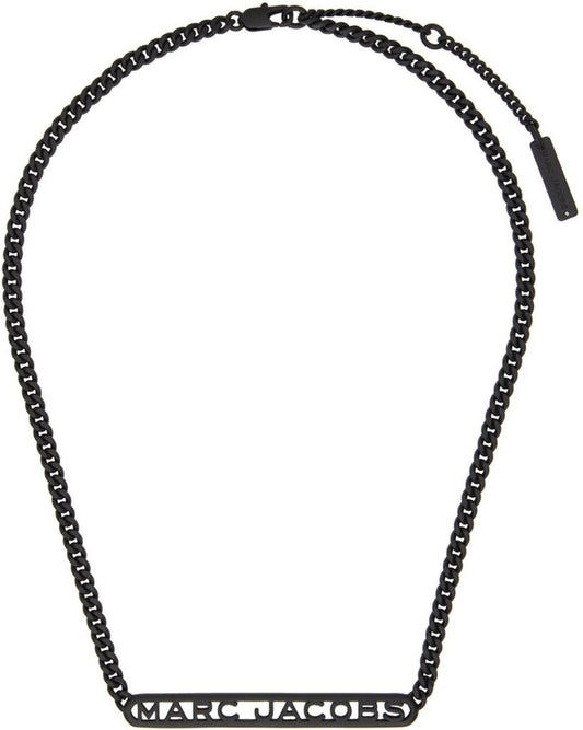 Black 'The Monogram Chain' Necklace