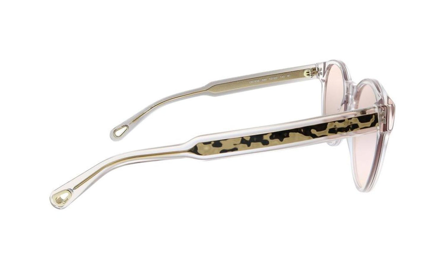 Chloe CE753S Champagne Round Sunglasses