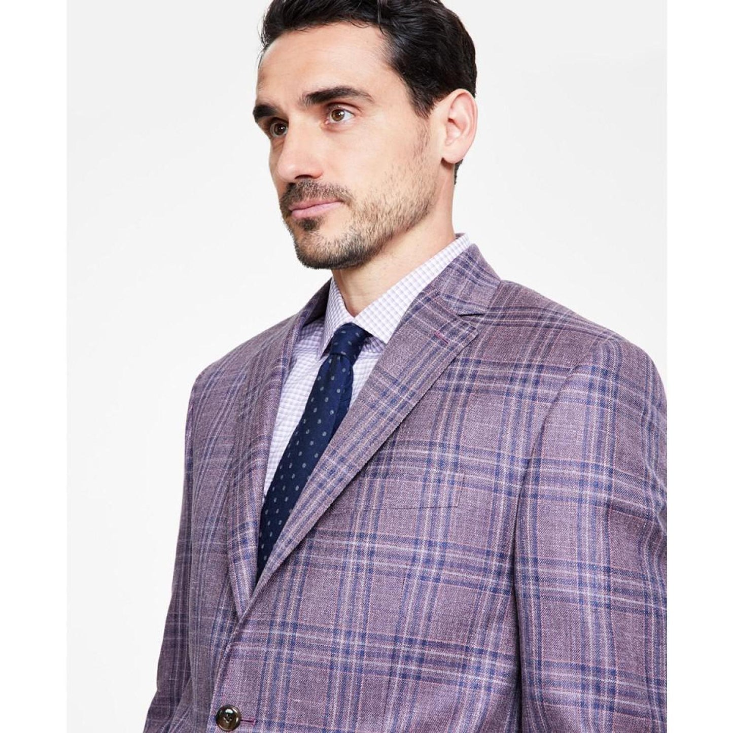 Men's Classic-Fit Plaid Sport Coat