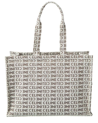 CELINE Cabas Thais Large Canvas Tote