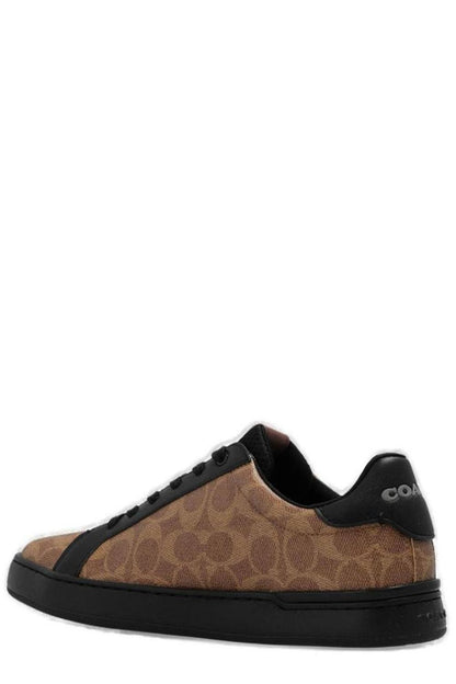 Coach Lowline Monogram Print Low-Top Sneakers