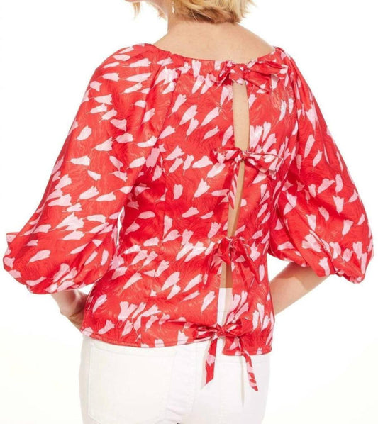 Jolen Top In Taffy Bloom