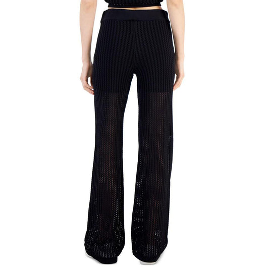 Women's Crochet Straight-Leg Pants