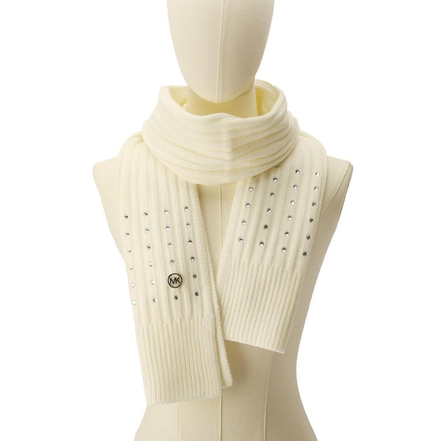 Women's Ribbed Embellished Scarf