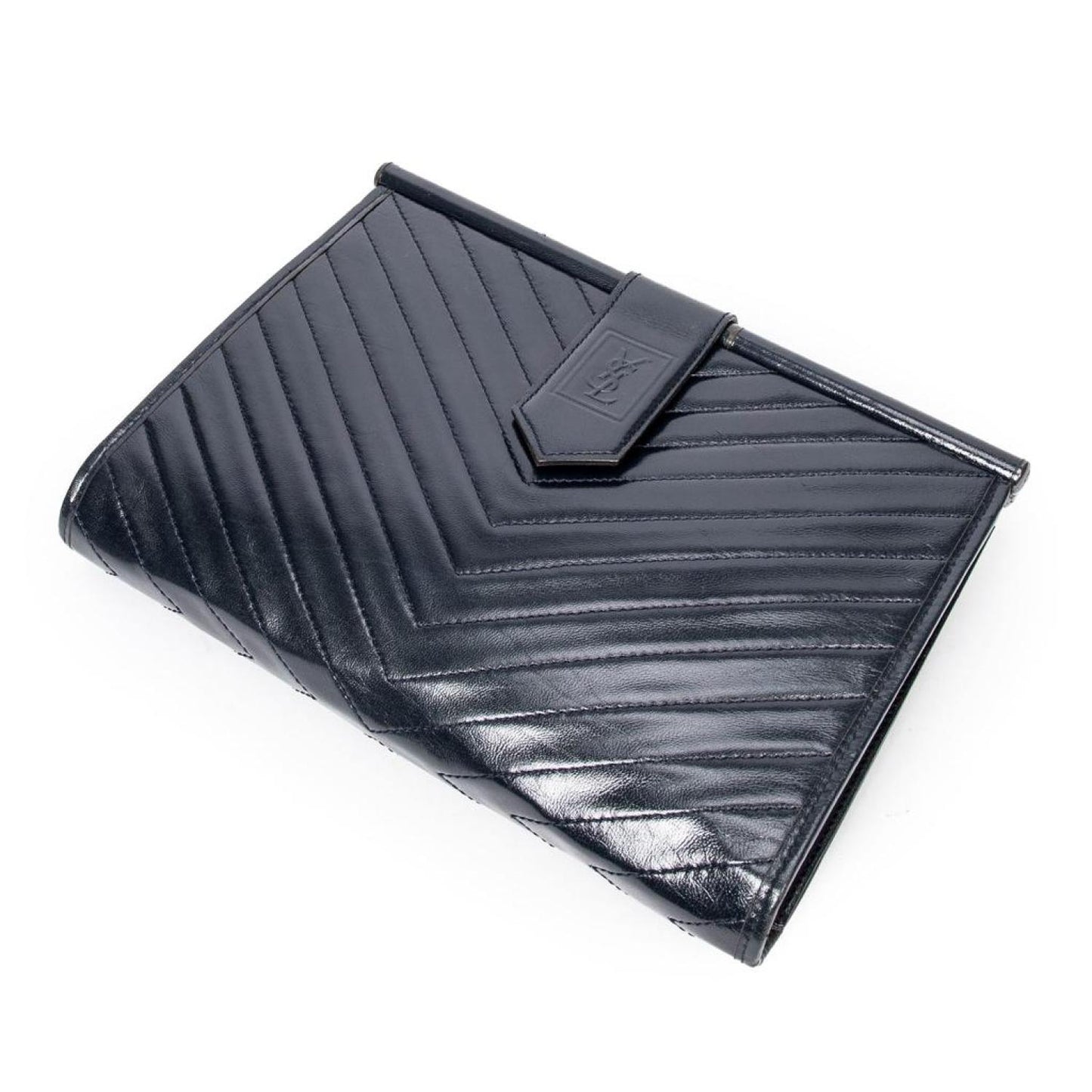 Vintage Chevron Clutch