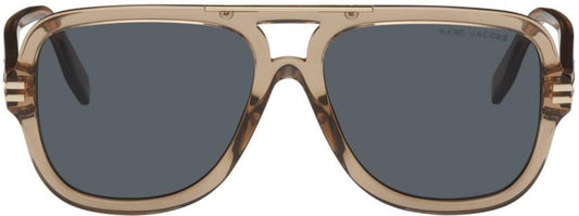 Brown Aviator Sunglasses