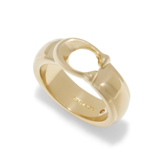 Signature Tabby Sculpted C Band Ring