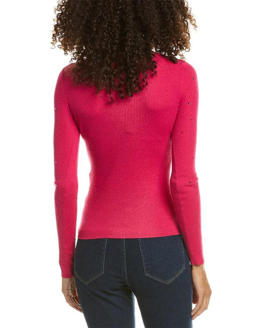 Max Mara Studio Fiorina Silk & Wool-Blend Sweater