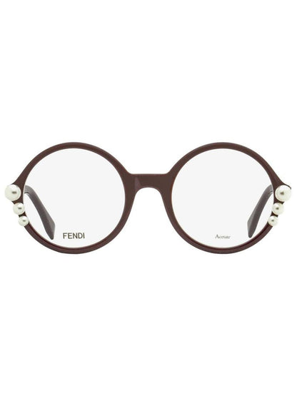 Fendi Women's Pearl Eyeglasses FF0298 0T7 Plum 51mm