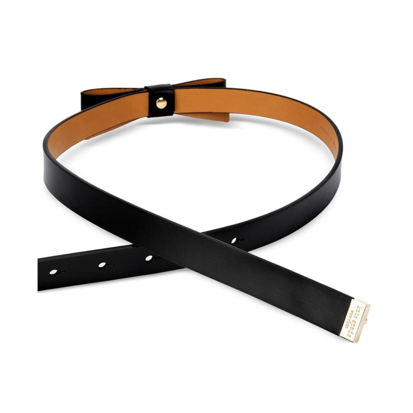 Women's Leather Bow Belt